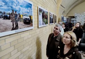 Открытие фотовыставки пресс-офицера 53 отдельной механизированной бригады Оксаны Черной
