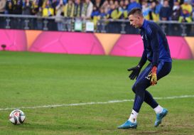 Soccer. Ukraine national team - Georgia national team