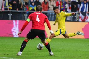 Soccer. Ukraine national team - Georgia national team