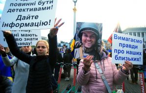 The action of the relatives of prisoners and missing persons