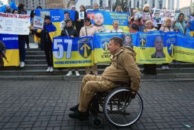 The action of the relatives of prisoners and missing persons