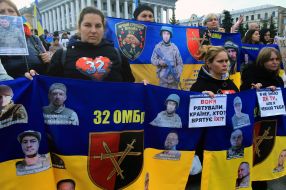 The action of the relatives of prisoners and missing persons