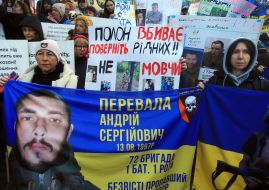 The action of the relatives of prisoners and missing persons