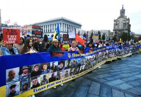 The action of the relatives of prisoners and missing persons