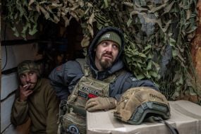 Military personnel of the "Da Vinci Wolves" battalion