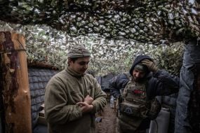 Military personnel of the "Da Vinci Wolves" battalion