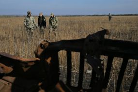 Search for bodies of fallen Ukrainian soldiers in Kharkiv region