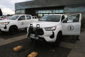 A batch of cars and metal detectors from Lithuania