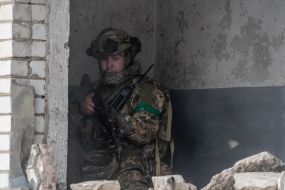 Tactical training for recruits of the 57th separate mechanized brigade in the Kharkiv region