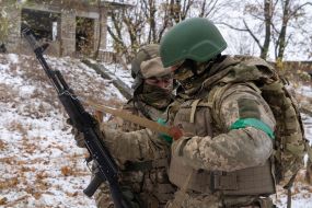 Tactical training for recruits of the 57th separate mechanized brigade in the Kharkiv region