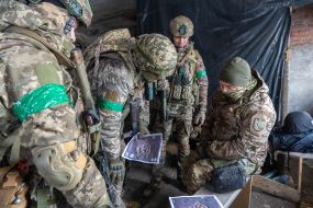 Tactical training for recruits of the 57th separate mechanized brigade in the Kharkiv region