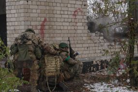 Tactical training for recruits of the 57th separate mechanized brigade in the Kharkiv region