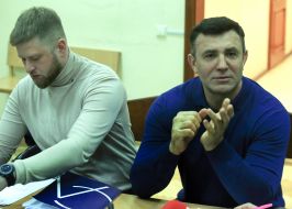 Serhiy Rudenko and Mykola Tyshchenko