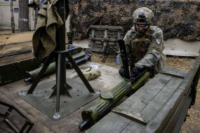 "Bucha Witches" Volunteer unit at training exercises