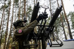 "Bucha Witches" Volunteer unit at training exercises