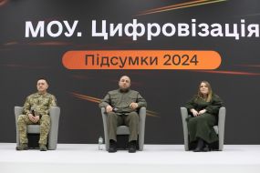 Anatoliy Bargylevych, Rustem Umerov and  Kateryna Chernogorenko