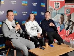 Sergiy Soshinsky, Yaroslava Maguchikh and Leonid Fedorovsky