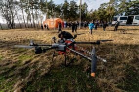 Testing of unmanned aerial vehicles in the Kharkiv region