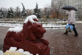 Снег в Киеве