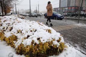 Снег в Киеве