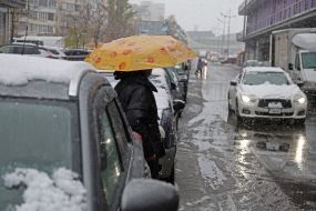 Снег в Киеве