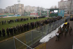 Farewell ceremony for Senior Lieutenant Pavlo Vedybida