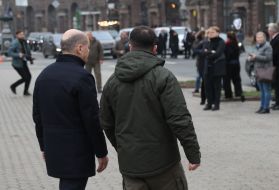 Volodymyr Zelenskyy and Olaf Scholz honored the memory of the fallen heroes of Ukraine