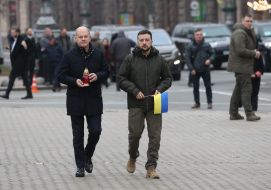 Volodymyr Zelenskyy and Olaf Scholz honored the memory of the fallen heroes of Ukraine