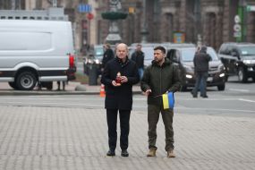 Volodymyr Zelenskyy and Olaf Scholz honored the memory of the fallen heroes of Ukraine