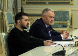 Volodymyr Zelenskyy and Ihor Zhovkva