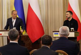 Volodymyr Zelenskyy and Donald Tusk