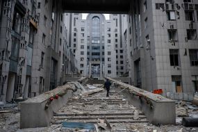 Consequences of the missile strike on Kyiv