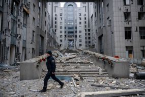 Consequences of the missile strike on Kyiv