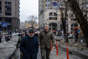 Consequences of the missile strike on Kyiv