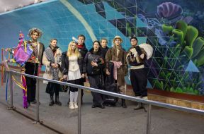 Колядки в киевском метро