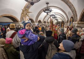 Колядки в київському метро