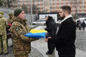 Funeral of the fallen defenders of Ukraine  at the Lychakiv Cemetery