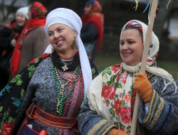 Members of the folklore group