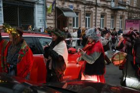 Участники мероприятия "Киевская Маланка"