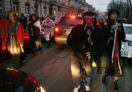 Participants of "Kyiv Malanka" event