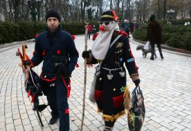 Participants of "Kyiv Malanka" event