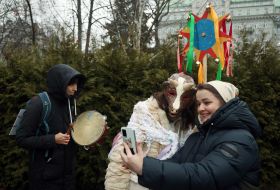 Participants of "Kyiv Malanka" event