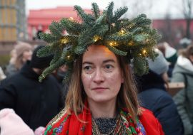 Participants of "Kyiv Malanka" event
