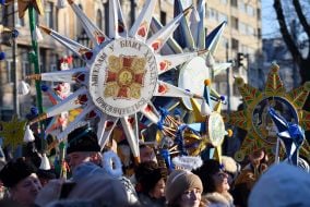 Участники Шествия звездочетов во Львове