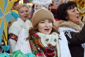 Участники Шествия звездочетов во Львове