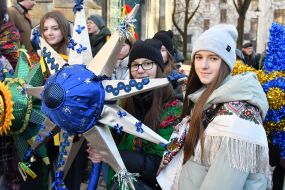 Участники Шествия звездочетов во Львове