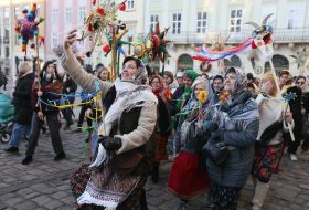 Participants of the Astronomers' March in Lviv