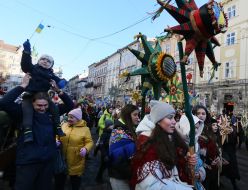 Participants of the Astronomers' March in Lviv