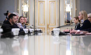 Встреча Владимира Зеленского и Элины Валтонен