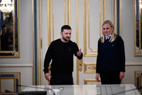 Встреча Владимира Зеленского и Элины Валтонен